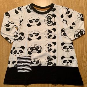 Turtledove London Girls Panda Print Dress